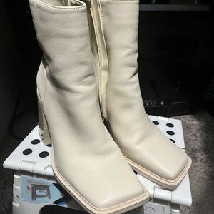 Circus Sam Edelman Cream Booties